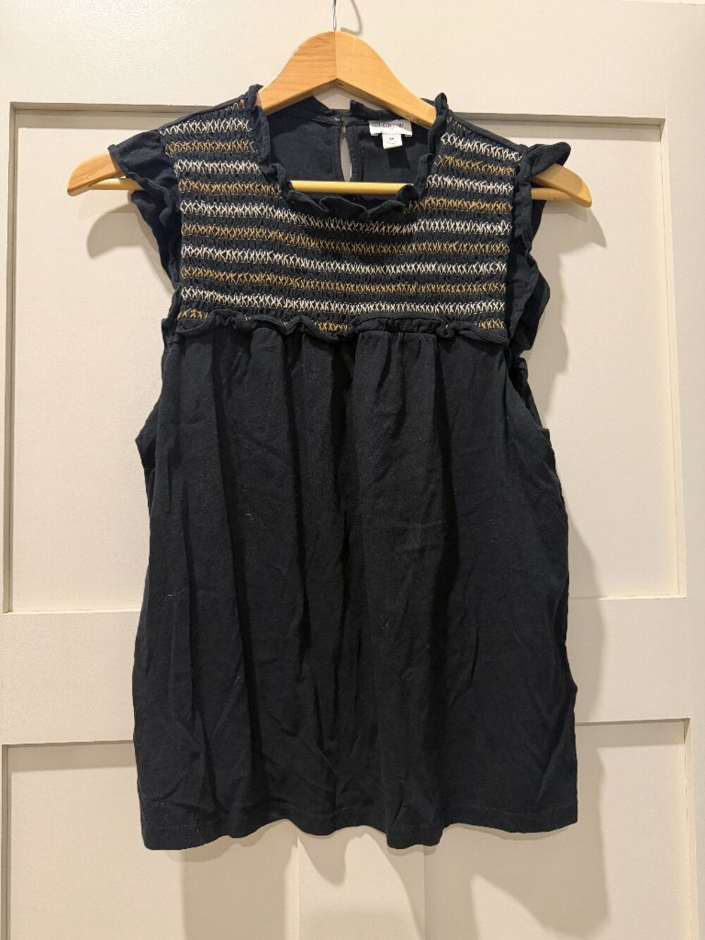 JCrew Factory Back Ruffle Tank Top - Size M